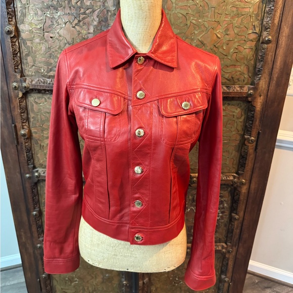 Ralph Lauren Jackets & Blazers - Ralph Lauren Red Leather Women's‎ Jacket 2